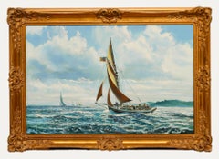 John Howard Wright - 20th Century Oil, Sailing Yacht