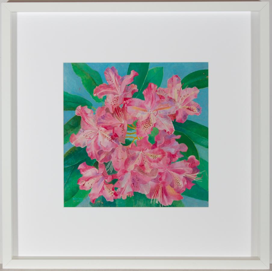 John Ivor Stewart PPPS (1936-2018) - Contemporary Oil, Rhododendron Spring - Painting by Unknown