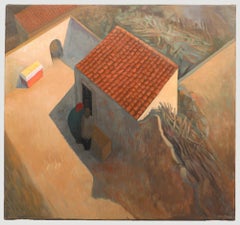 John Picking (nato nel 1939) - 1976 Olio, Borgo VI