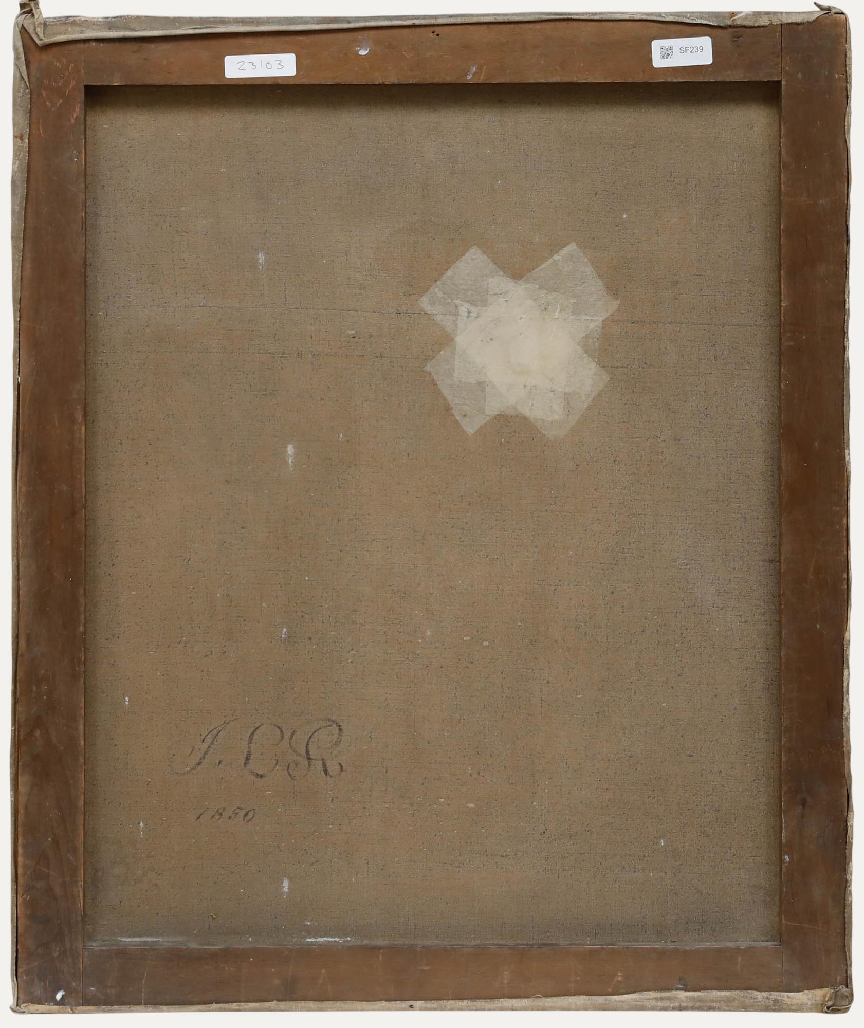 John Ritchie (1809-1875)- For Restoration Oil, Portrait of a Victorian Gentleman 1