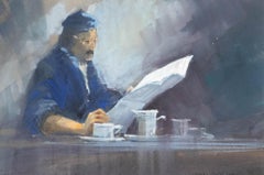 John Steward - 1991 Oil, The Breakfast Table