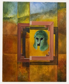 John Voss - Surrealist 20th Century Oil, Gladiator