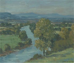 John Weston Gough (1929-2019) - Signed & Framed 20th Century Oil, Twisting River