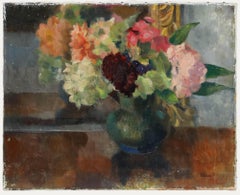 Joke Hartman-Elias (1906-2004) - Mitte 20. Jahrhundert Öl, Sommerblüten