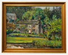 Jordi Nunez Segura (b.1932) - 20th Century Oil, A Derbyshire Cottage
