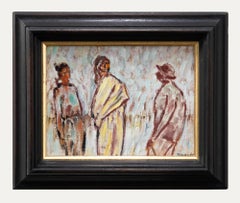 Jose Roberto Torrent (1904-1991) - Escuela Española Siglo XX Óleo, Tres