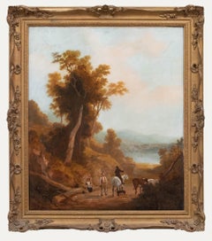 Joseph Rhodes (1782-1855) - 1843 Oil, Lost Travellers
