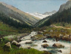 Joseph Rummelspacher (1891-1979) - Early 20th Century Oil, Zillertal, Austria