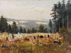Joseph Rummelspacher (1891-1979) -  Oil View from the Spitzeberg to the Hohegeiß