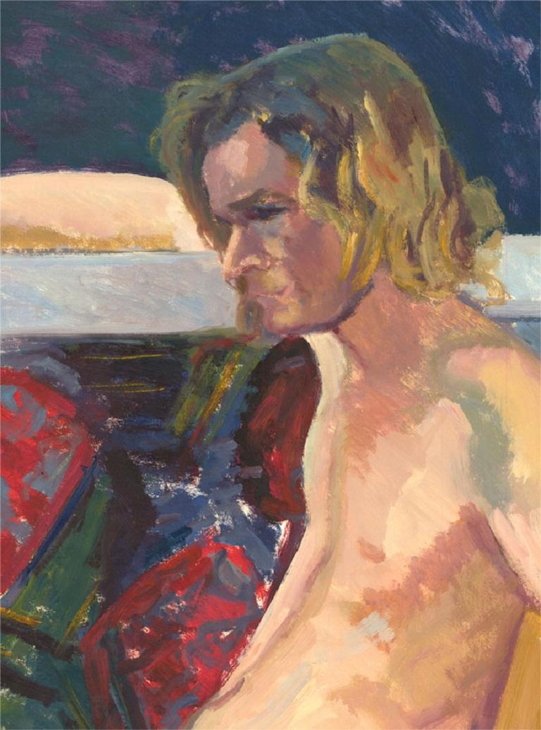 Unknown Portrait Painting - Joyce Moore - Contemporary Oil, Study of a Nude