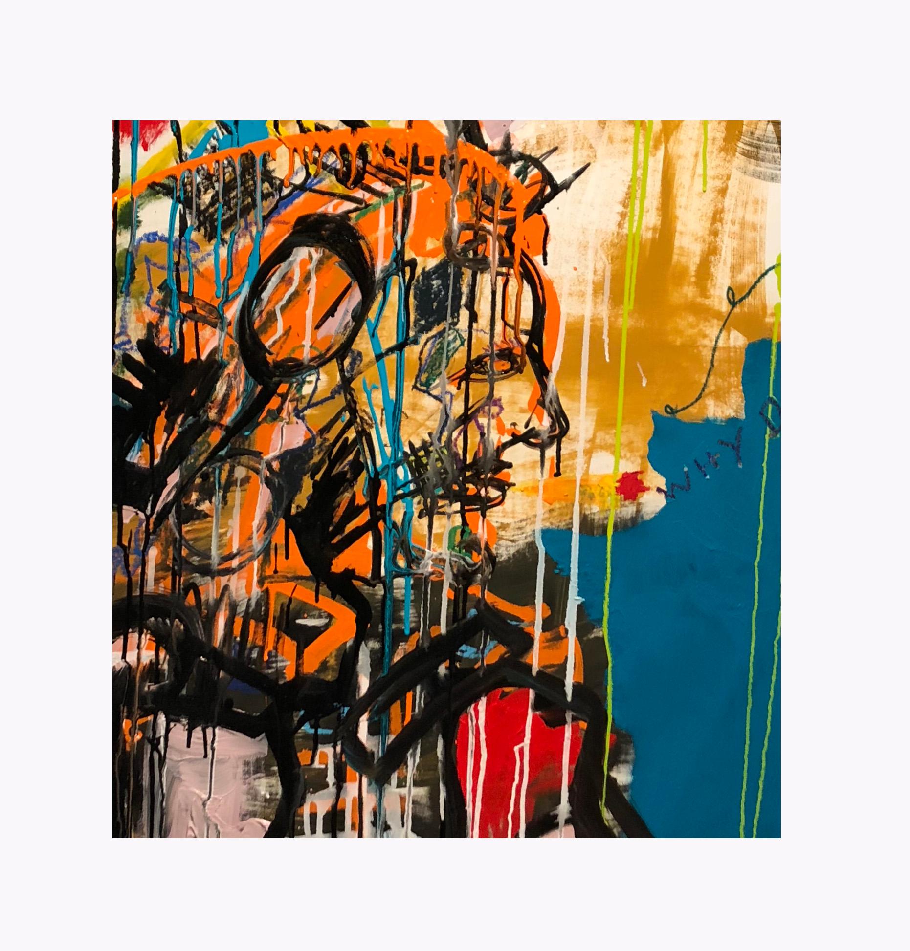 JP JONES  - 'Valerie' - Amy Winehouse - 123 X 103 CM - Music - Abstract - New For Sale 2