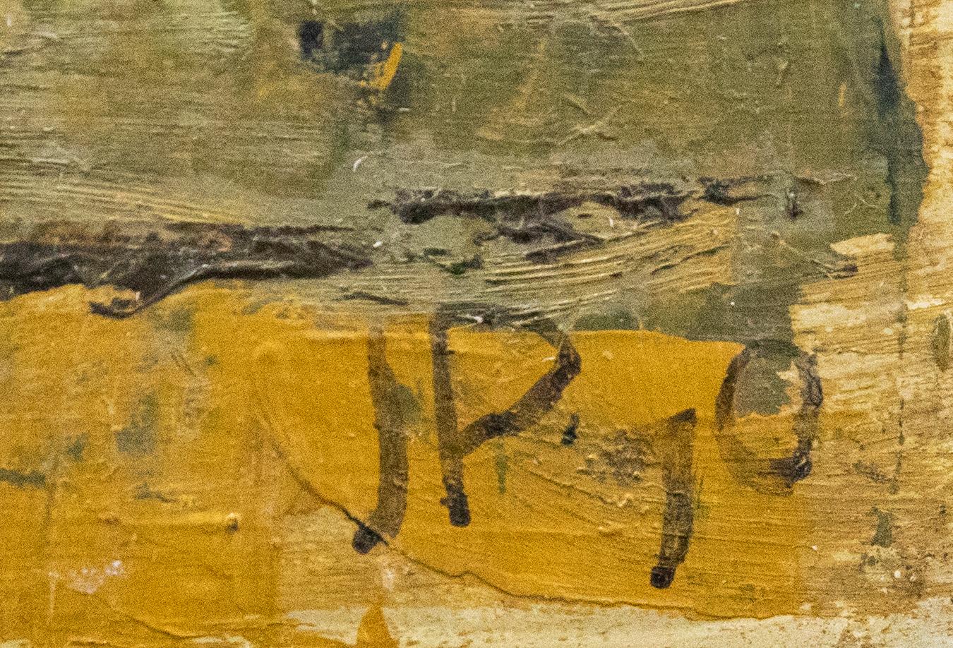 Signed with initials to the lower right and dated (1970). On board.