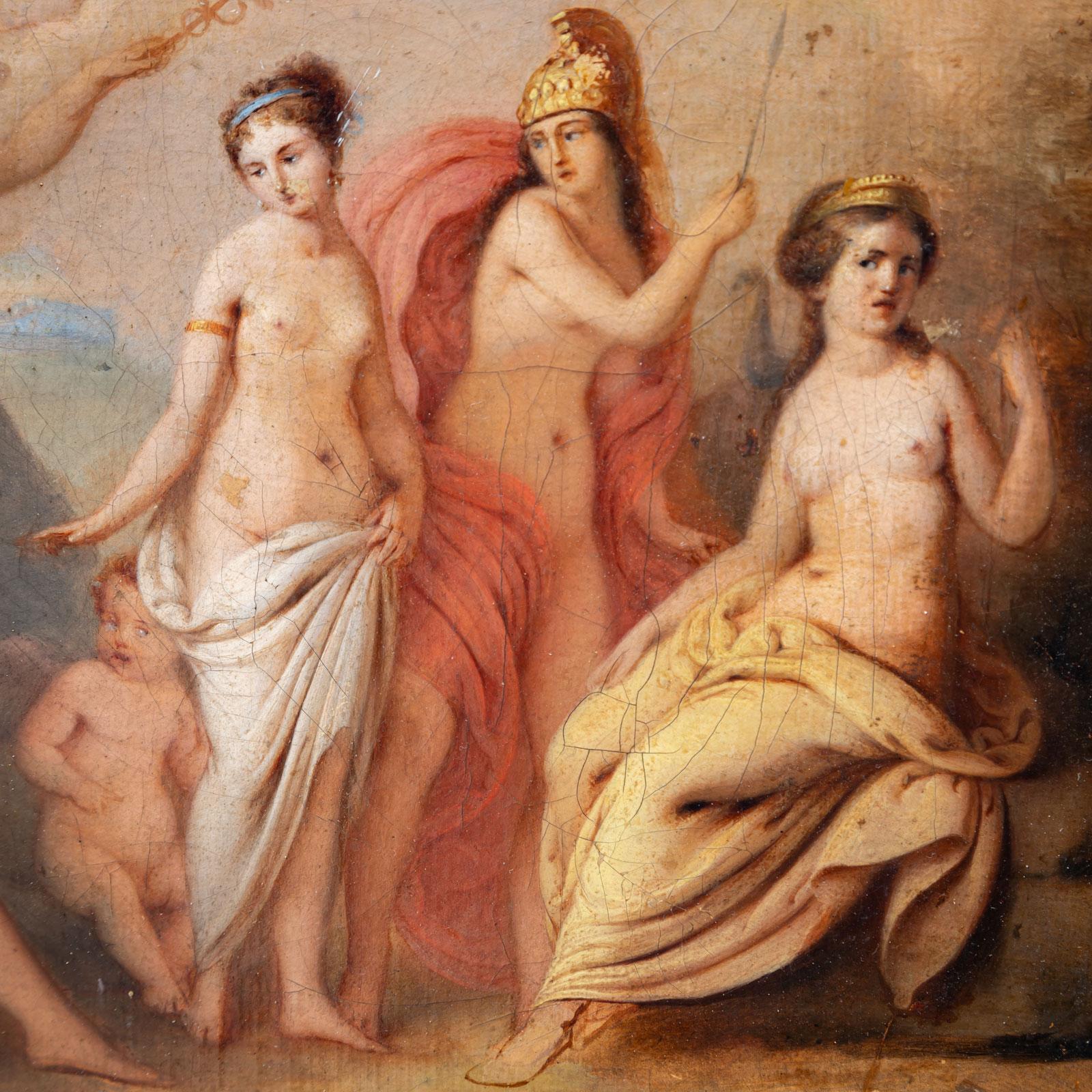 Jugement de Paris, Italie, XIXe siècle - Painting de Unknown
