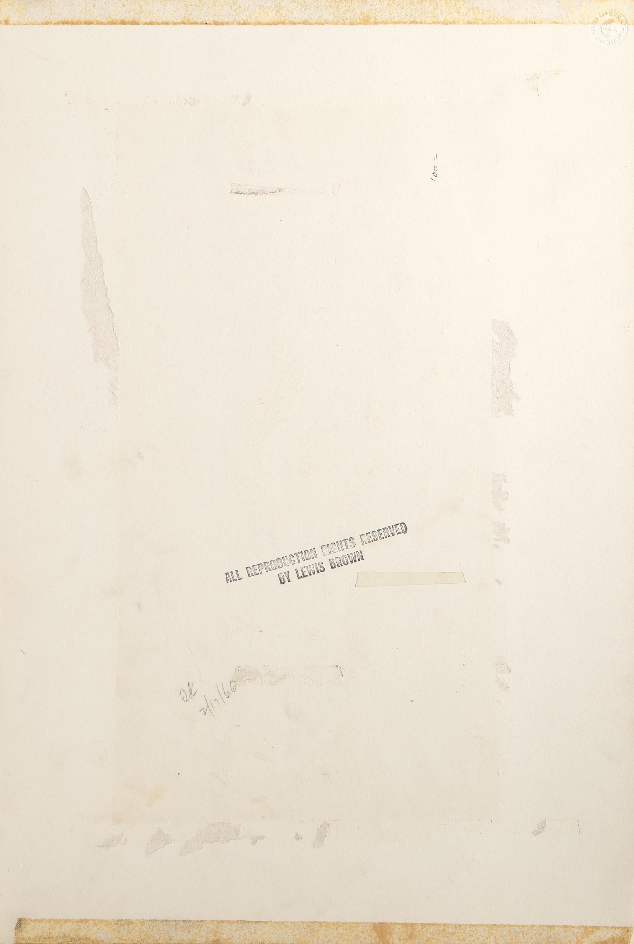 Judith #13, gouache impressionniste et huile sur panneau de Lewis Brown en vente 3