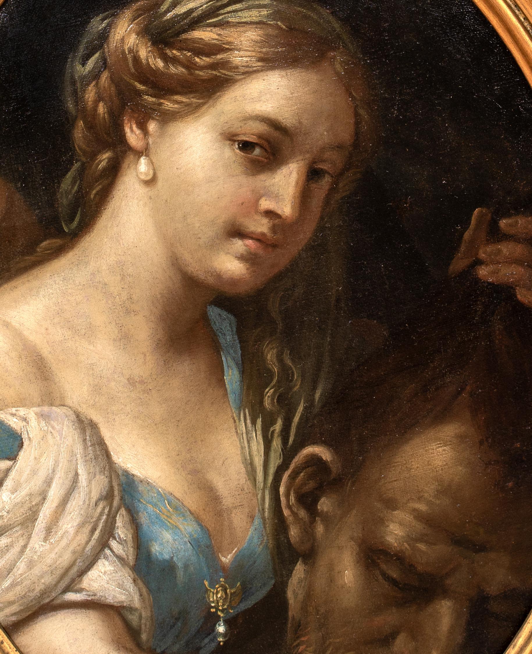 Giuditta con la testa di Oloferne, XVII secolo  CARLO MARATTA (1625-1713) in vendita 1