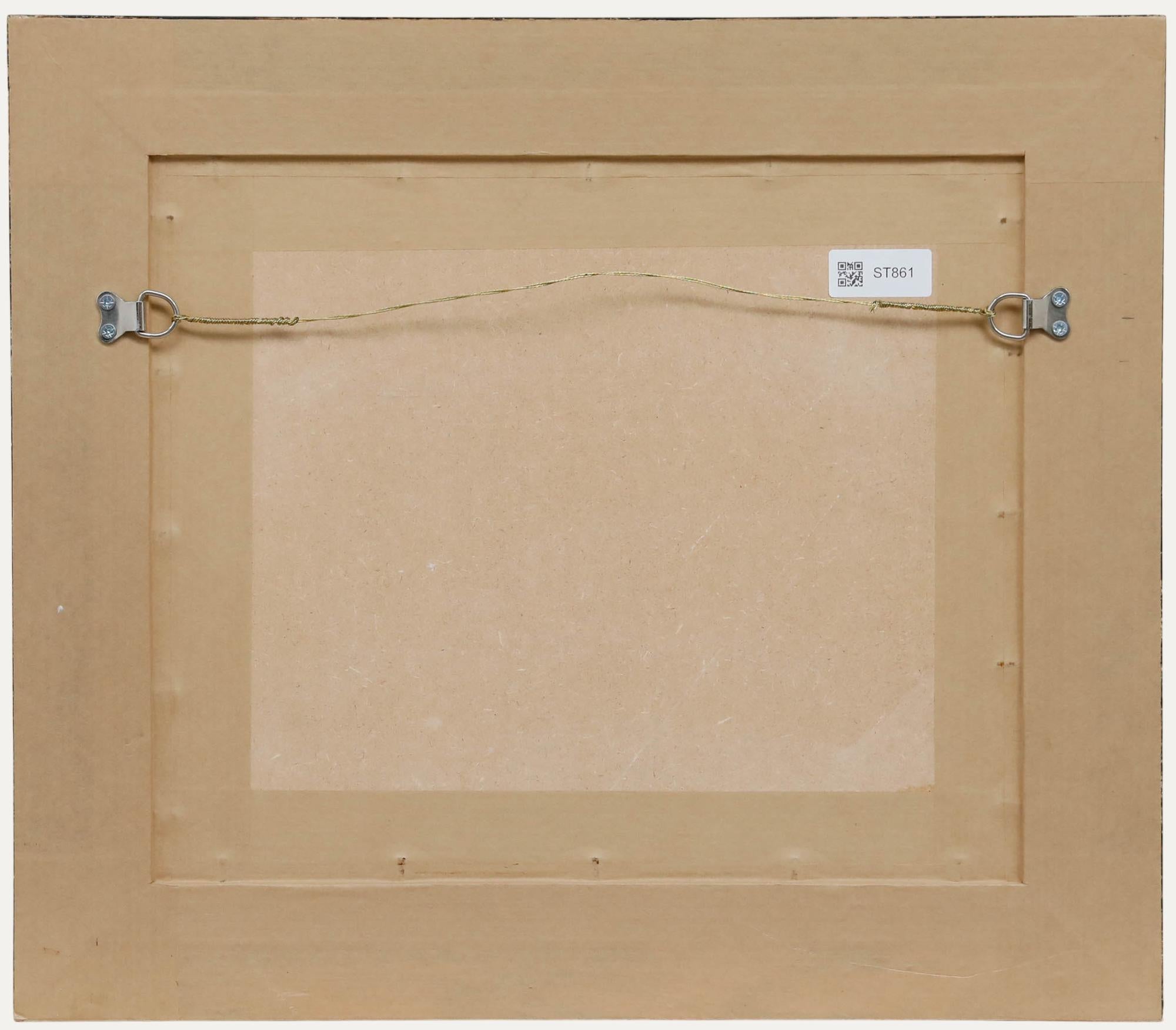 Julie Harris - 2004 Oil, Still Life with Summer Fruits II - Black Still-Life Painting by Unknown