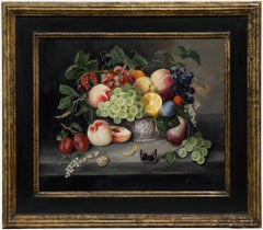 Julie Harris - 2004 Öl, Stillleben mit Sommerfrüchten II