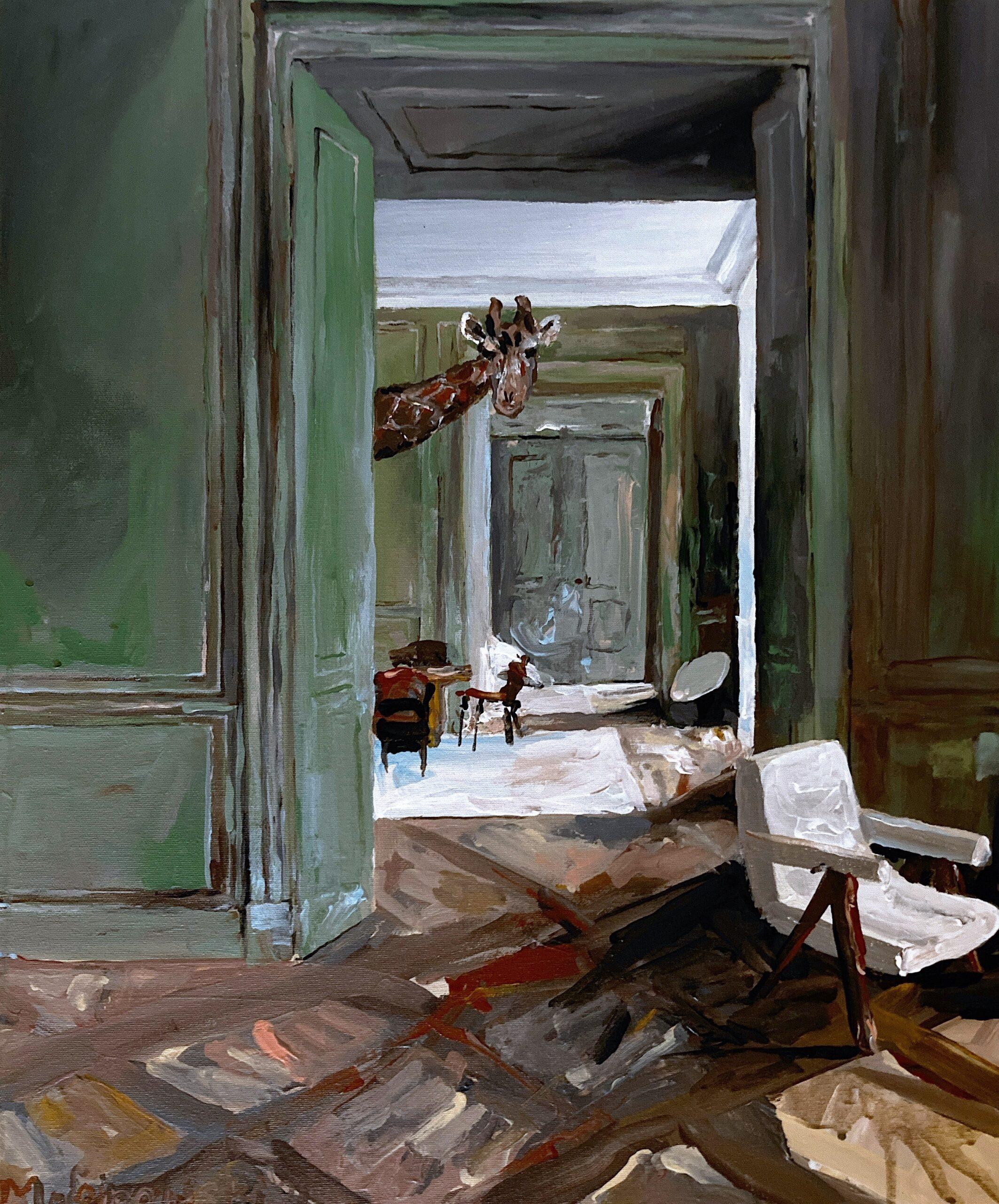 Just Another Eccentric's Home von Martin Wojnowski – Painting von Unknown