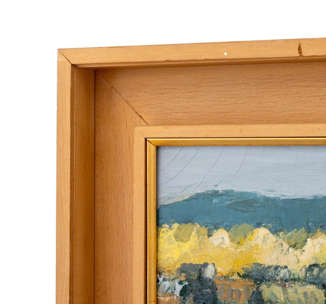 K. Emura Dorflandschaft, 1970 (Braun), Landscape Painting, von Unknown