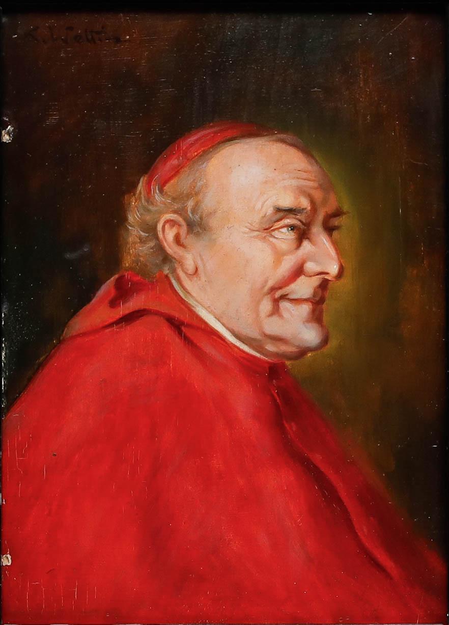 K. Weltin - Fine 1903 Oil, Portrait of Franziskus von Bettinger - Painting by Unknown