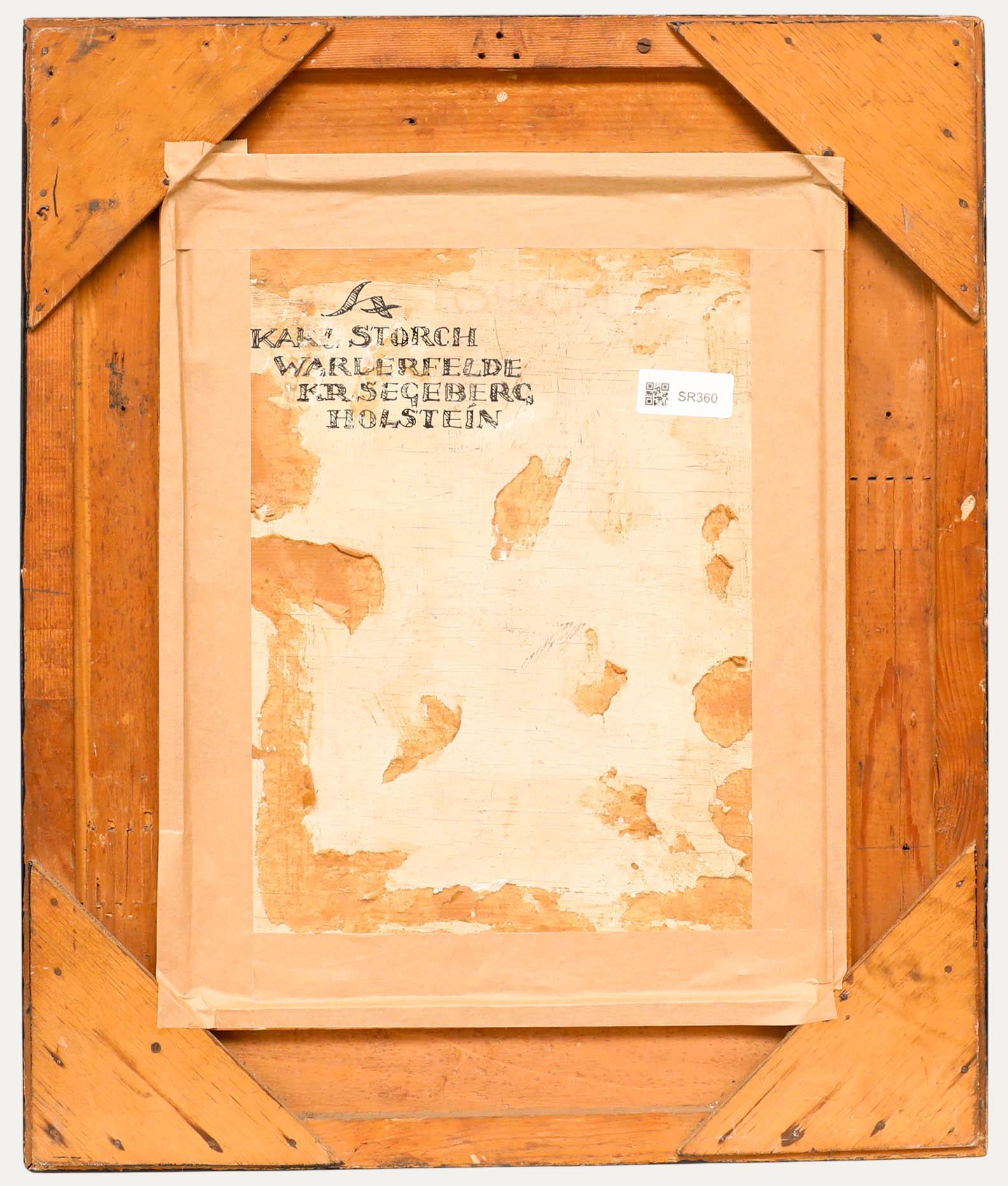 Karl Storch II (1899 -1991) - Mitte 20. Jahrhundert Öl, Dame in schwarzem Samt (Schwarz), Portrait Painting, von Unknown