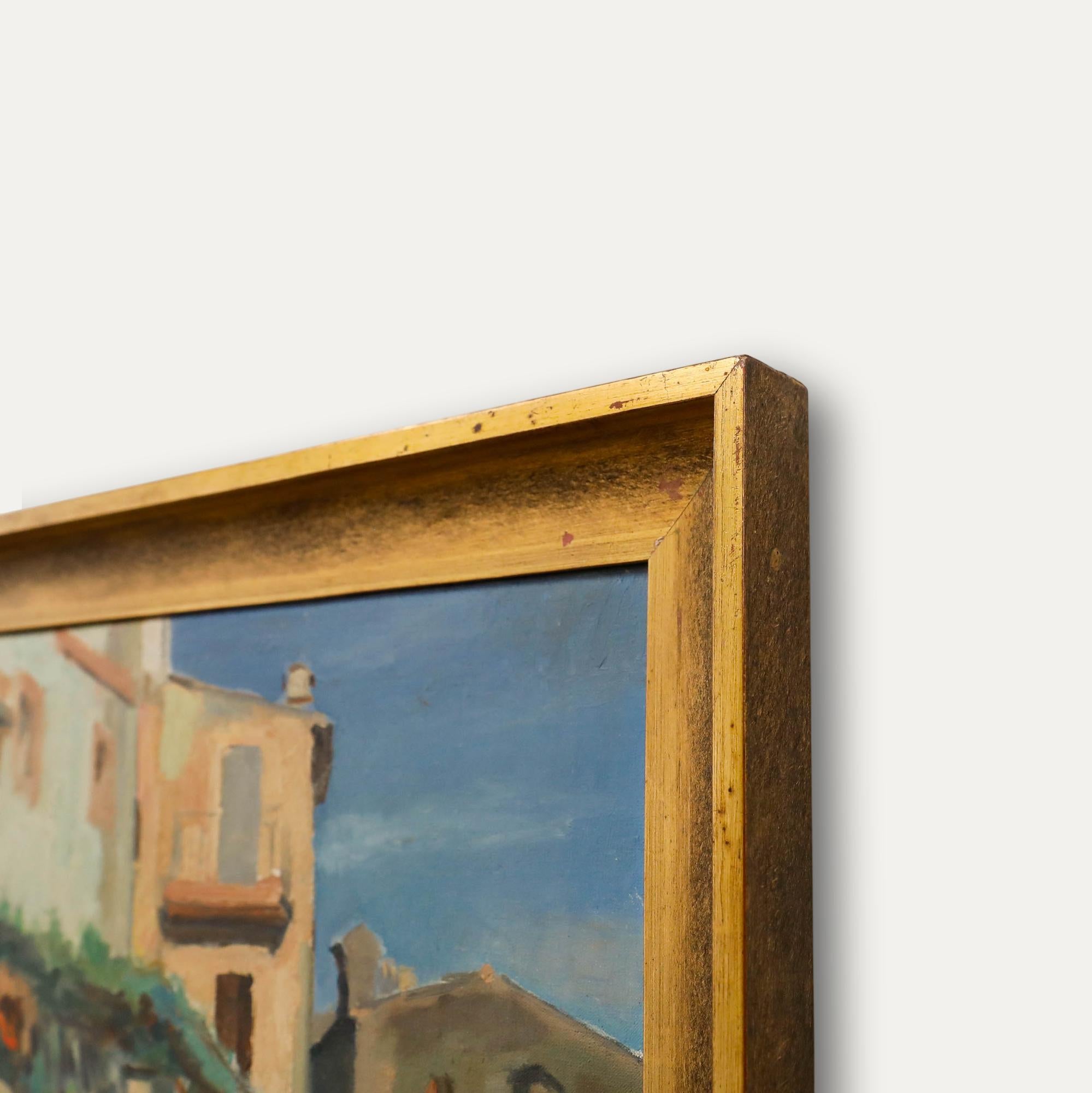 Karl Theophil Dick (1884-1967) - Mitte 20. Jahrhundert Öl, Palästina im Angebot 1