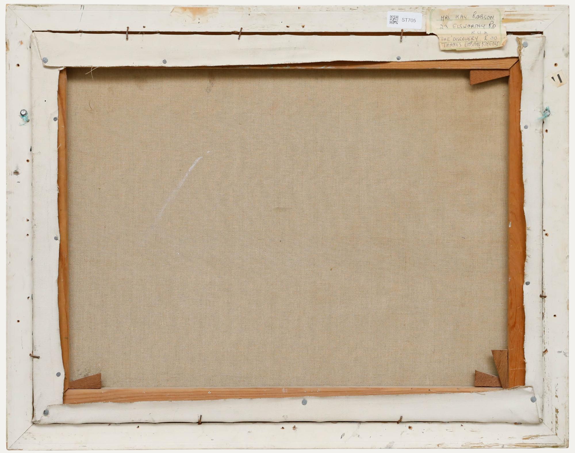 Kay Robson - Gerahmtes Öl des 20. Jahrhunderts, Die Entdeckung (Braun), Landscape Painting, von Unknown