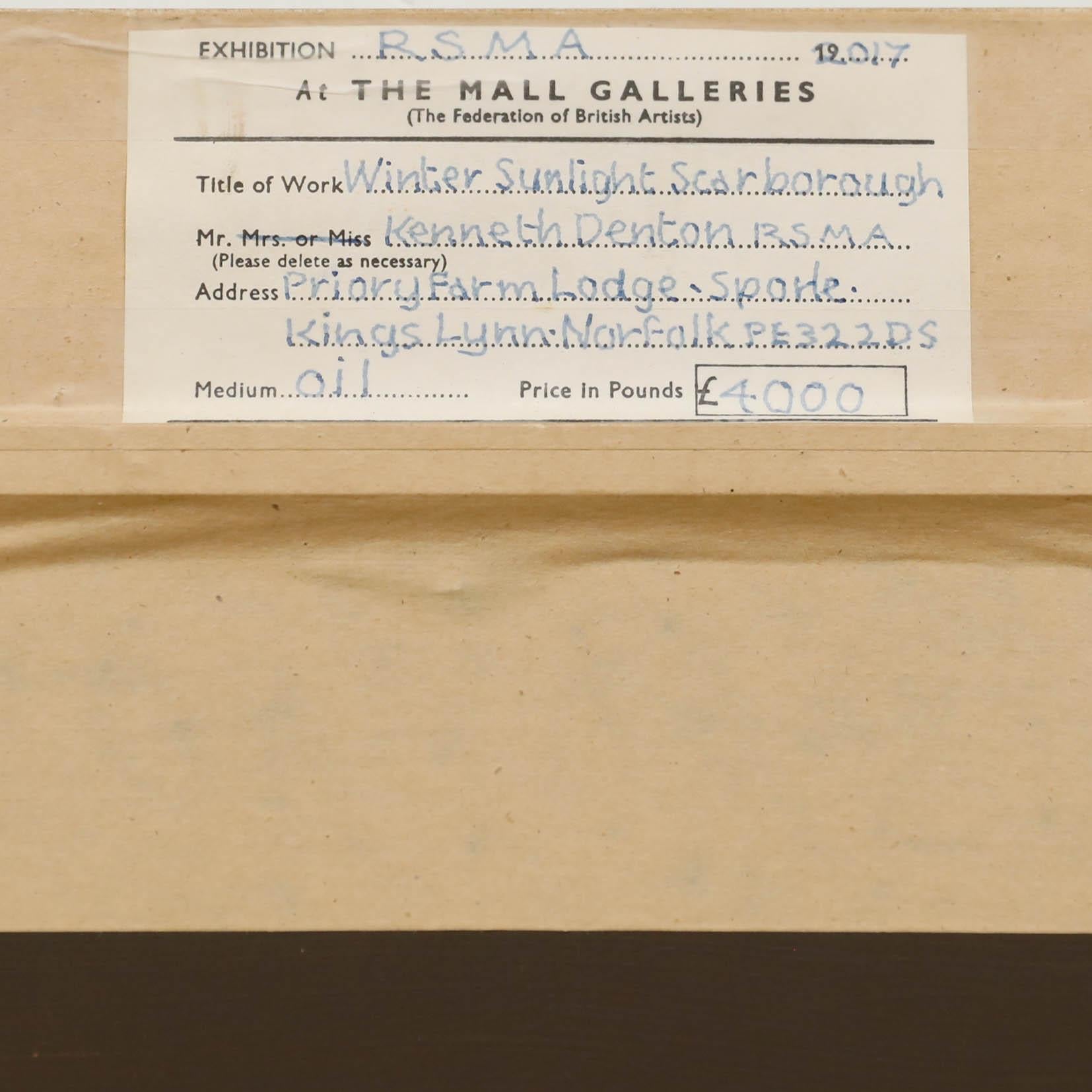 Eine große Küstenszene des preisgekrönten britischen Künstlers Kenneth Denton (geb. 1932). Titel: 