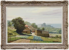 Kenneth Raymond Denton (1932-2024) - Öl, Bauernhof bei Beynac, Dordogne