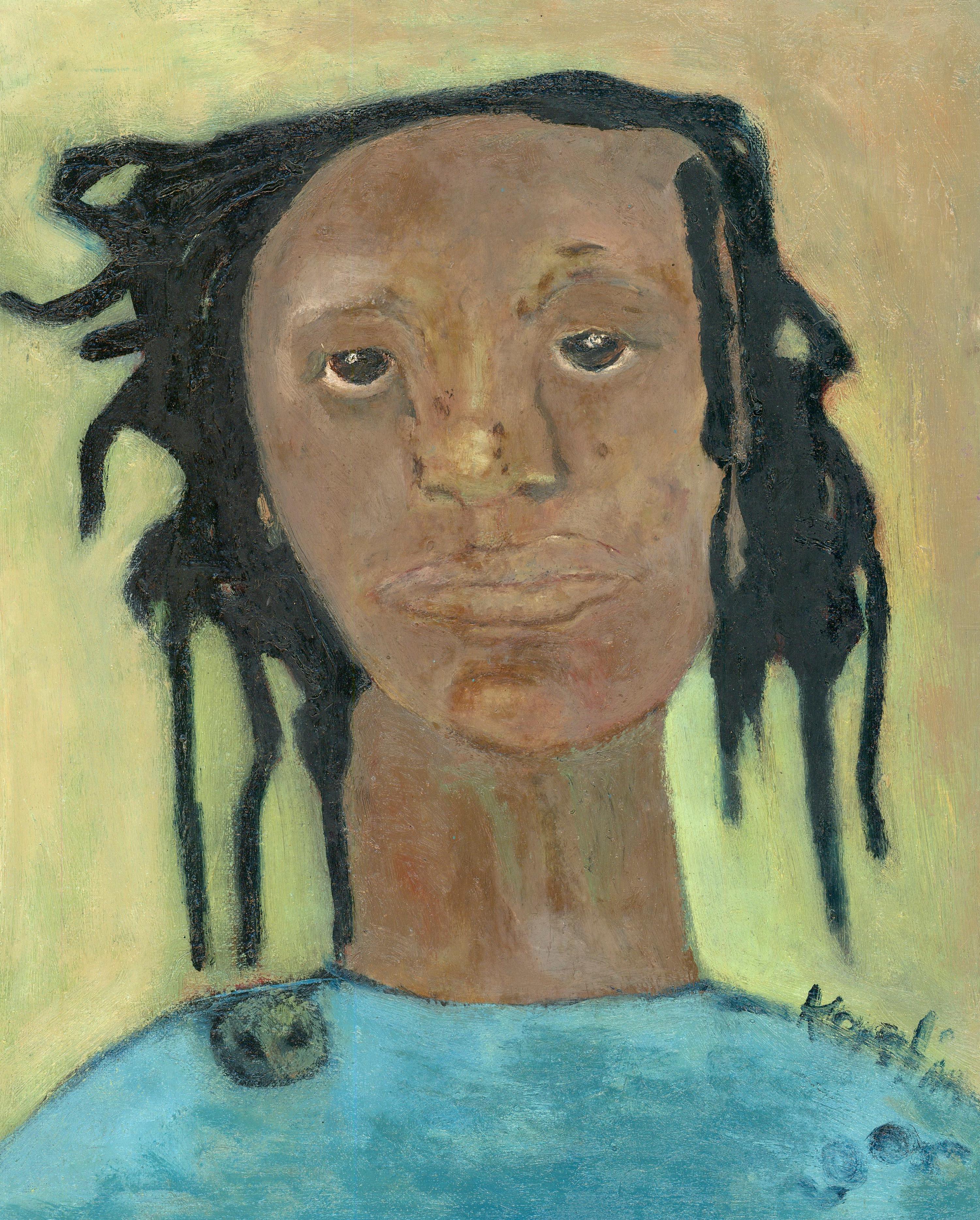 Portrait Painting di Unknown - Kerstin McGregor (1962-2012) - Olio contemporaneo, Marie