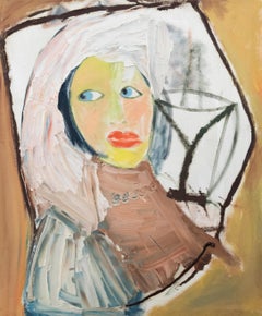 Kerstin McGregor (1962-2012) - Contemporary Oil, Martini Girl