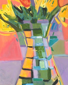 Kerstin McGregor (1962-2012) - Huile contemporaine, The Tulip Vase