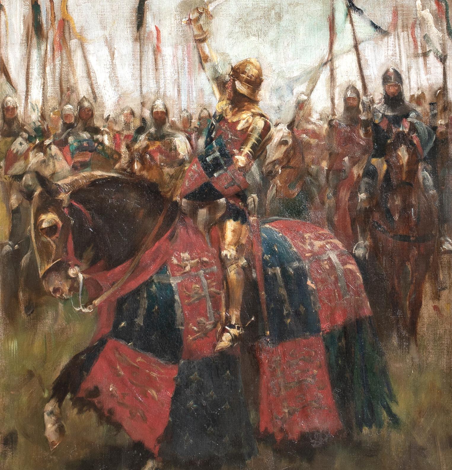 Re Enrico V d'Inghilterra, la battaglia di Agincourt 1415, XIX secolo in vendita 2