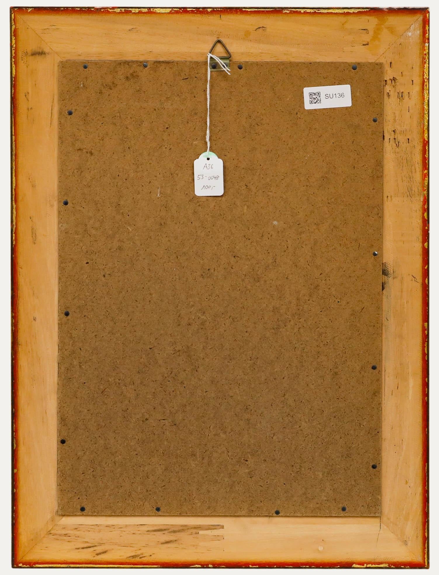 L. F. Gose - Gerahmtes Öl aus dem 19. Jahrhundert, Der Kuss eines Gentleman (Braun), Figurative Painting, von Unknown