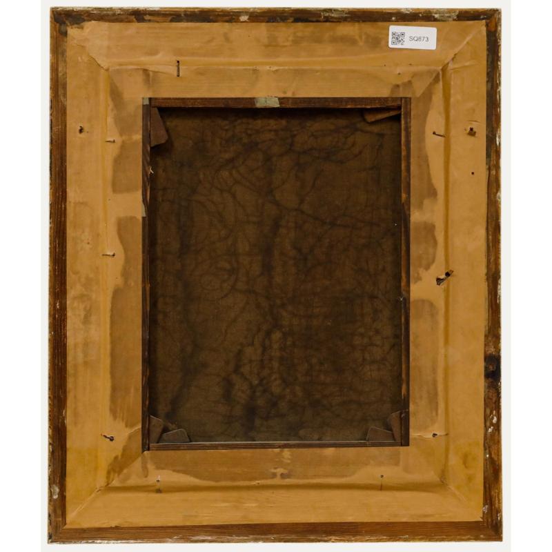 L. Gaffer - Late 19th Century Oil, Playing a Trick on the Sleeping Hunter - Brown Figurative Painting by Unknown