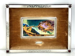 La creación de Adán - Escuela europea.