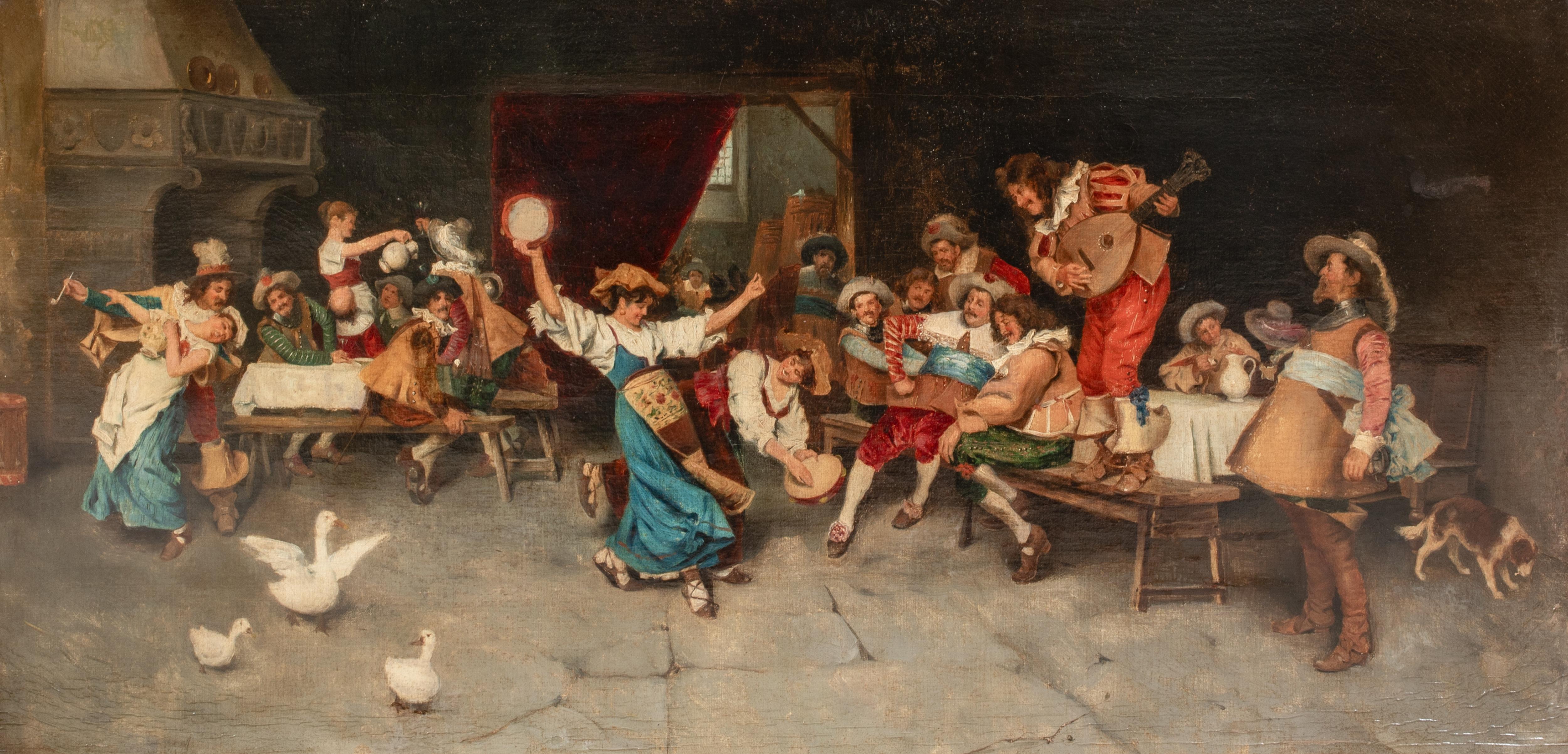 La Festa Da Ballo, 19th Century   by Francesco VINEA (1845-1902)  For Sale 2