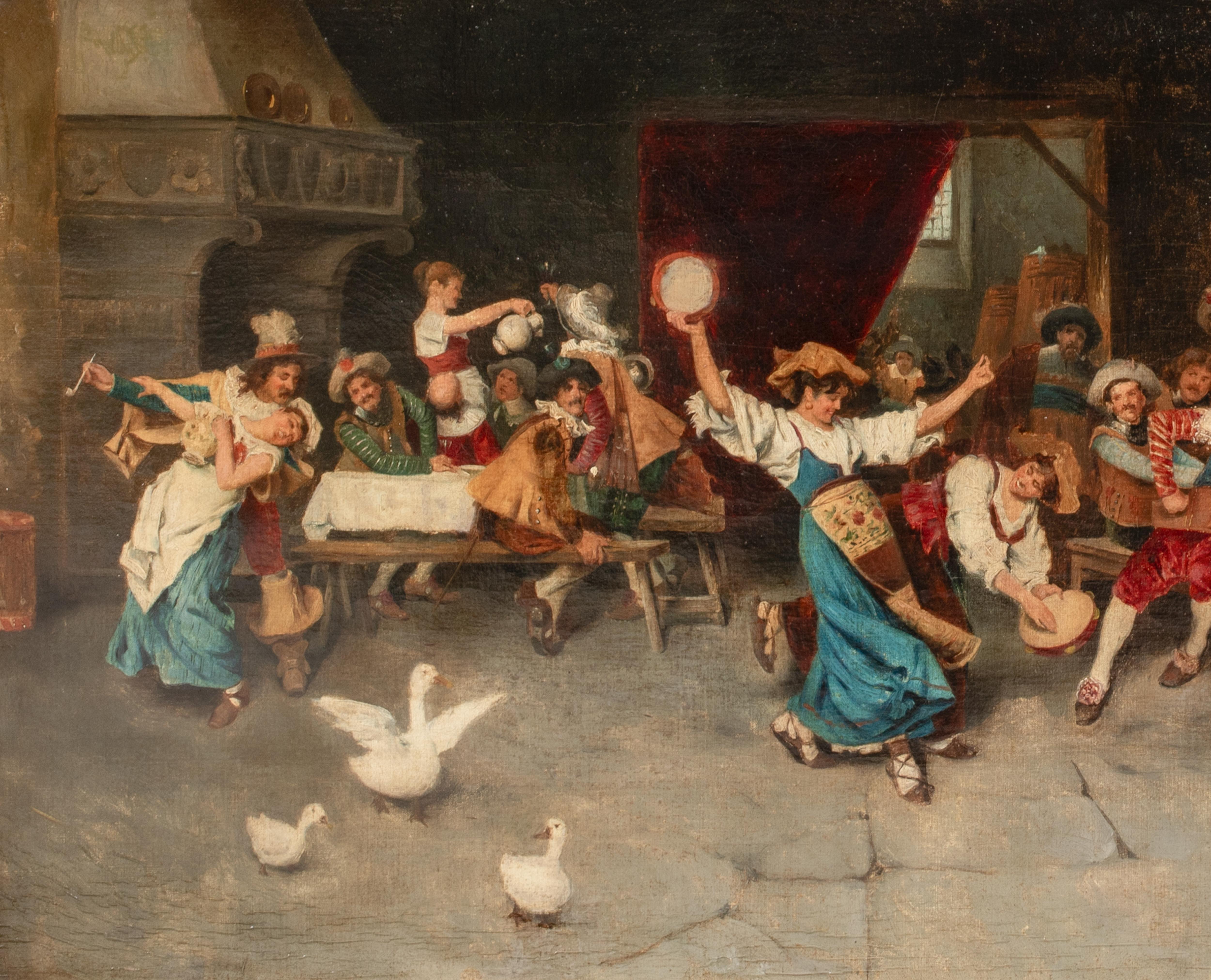 La Festa Da Ballo, 19th Century   by Francesco VINEA (1845-1902)  For Sale 4