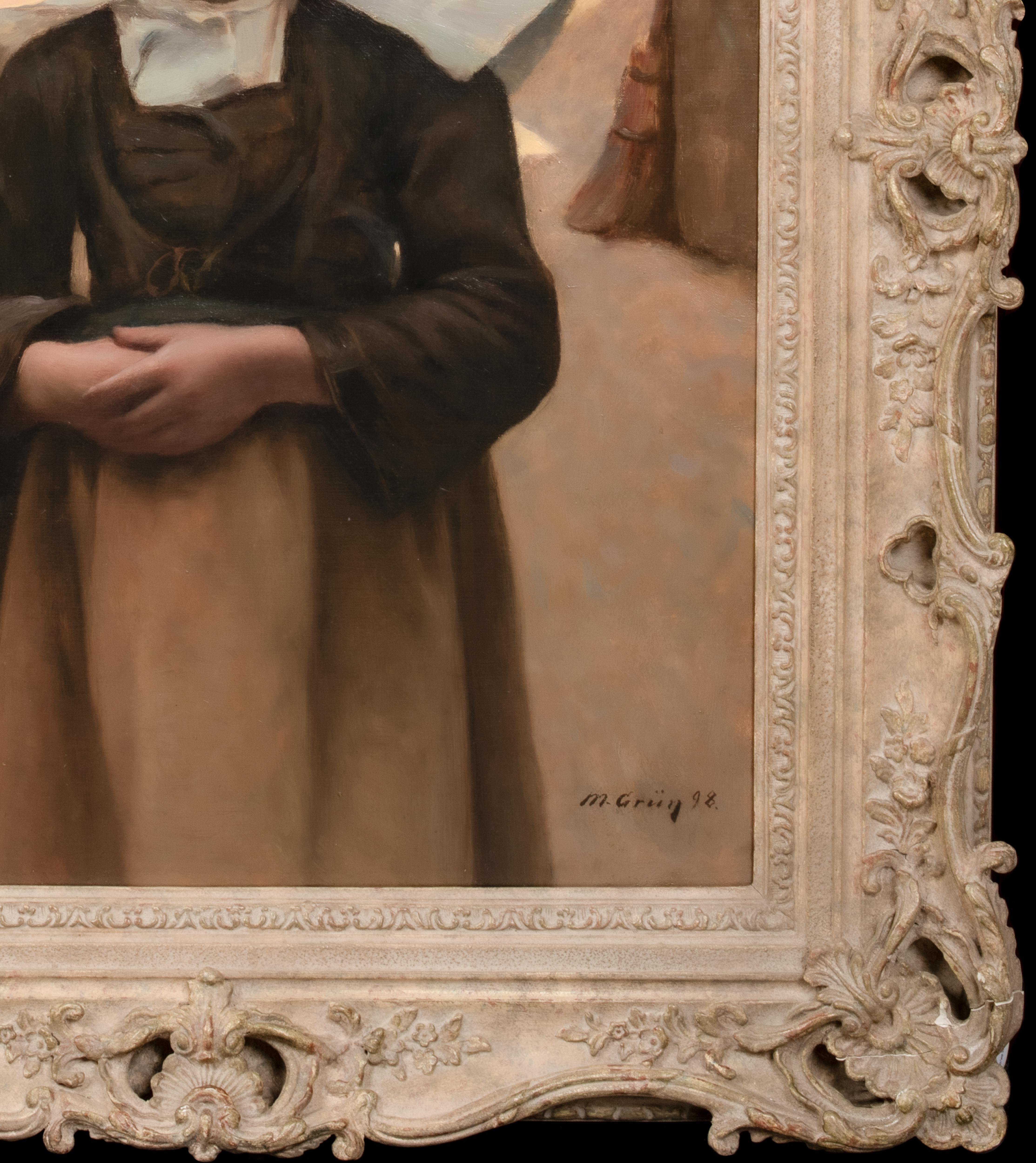 La Petite Laitière Bretonne, datiert 1898  von Maurice GRÜN (1869-1947) im Angebot 6