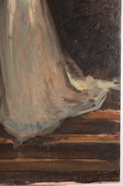 Lady in White, Impressionist Portrait Study