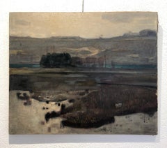 Lake and mountain landscape