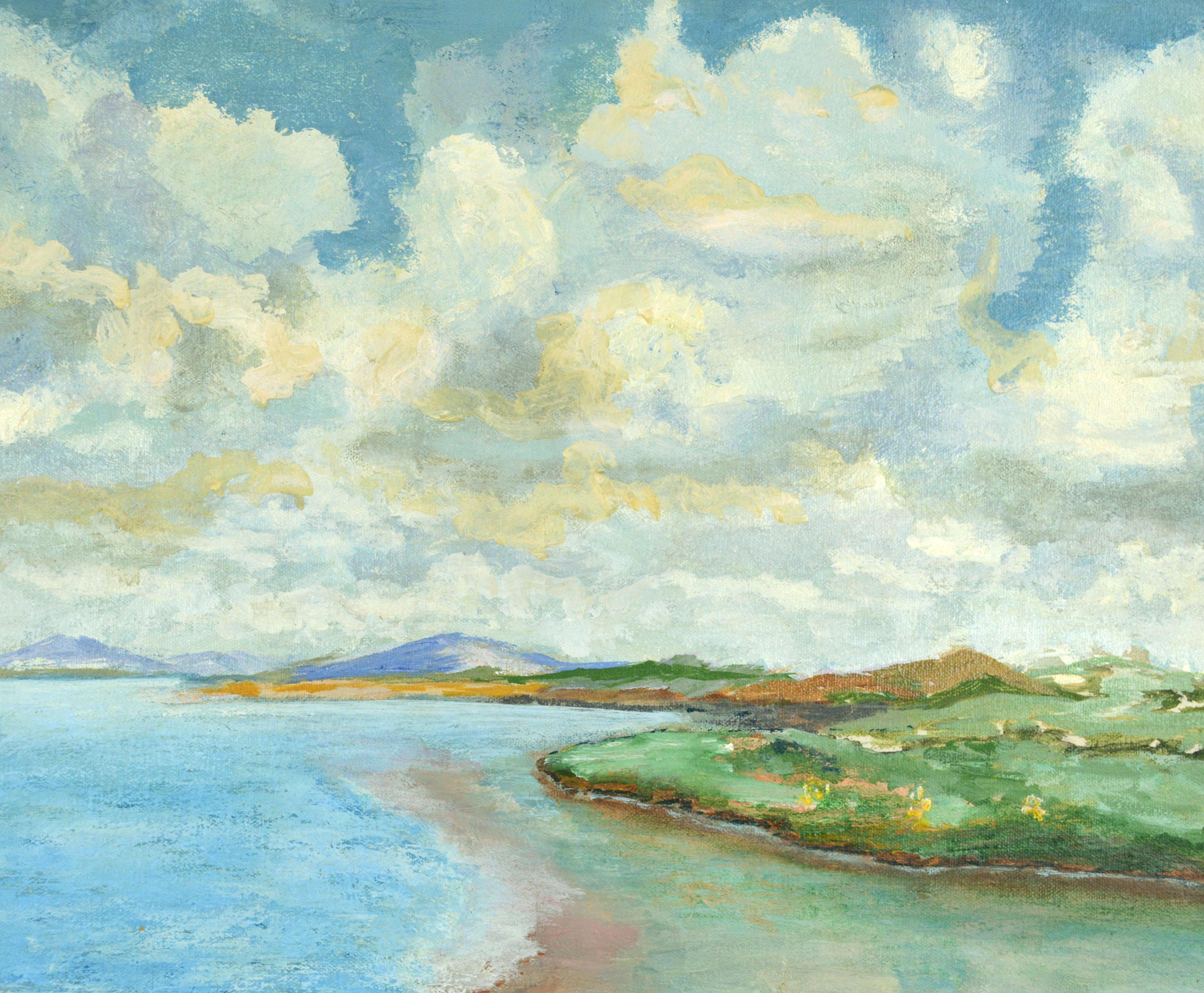 Lake Tahoe West Shore Landscape - American Impressionist Painting by Unknown