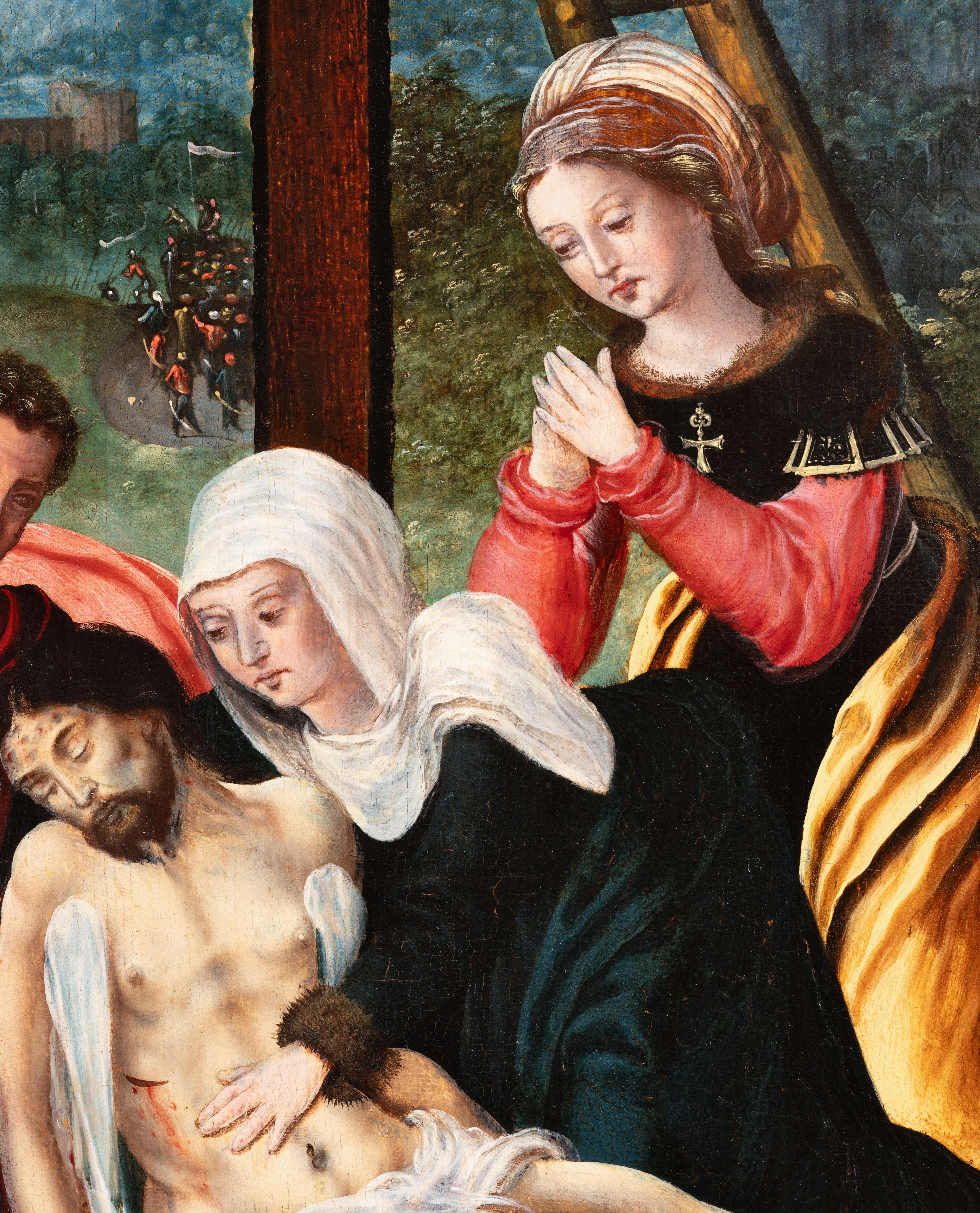 Lamentation of Christ - 16th century Antwerp school, Flemish 1