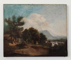 Landscape at the waterfall