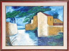 Landscape B, Modern Oil on Canvas by Biagio Civale