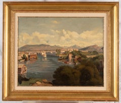 Paysage de Genève au 18e siècle