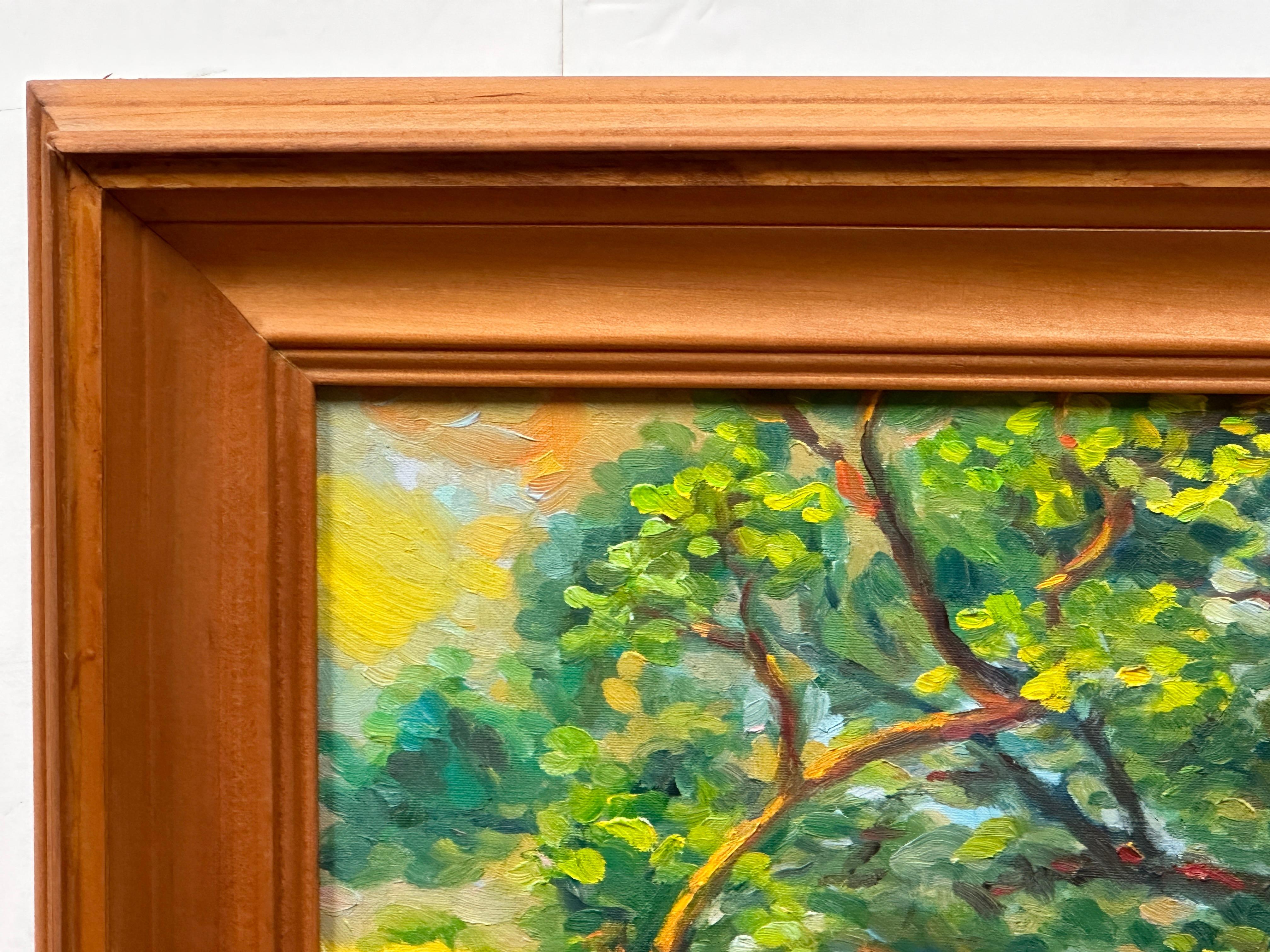 Paesaggio luminoso dipinto ad olio da un artista filippino 3