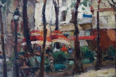 Landscape Oil Painting, Impressionist Artwork, Vintage Paris Wall Art