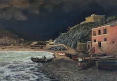 Antique Landscape on the Italian coast