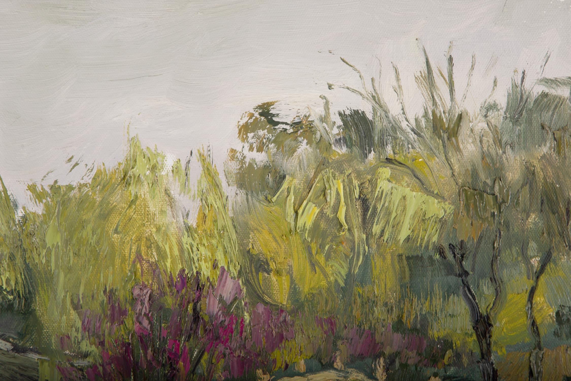 Landscape Original Oil On Canvas 